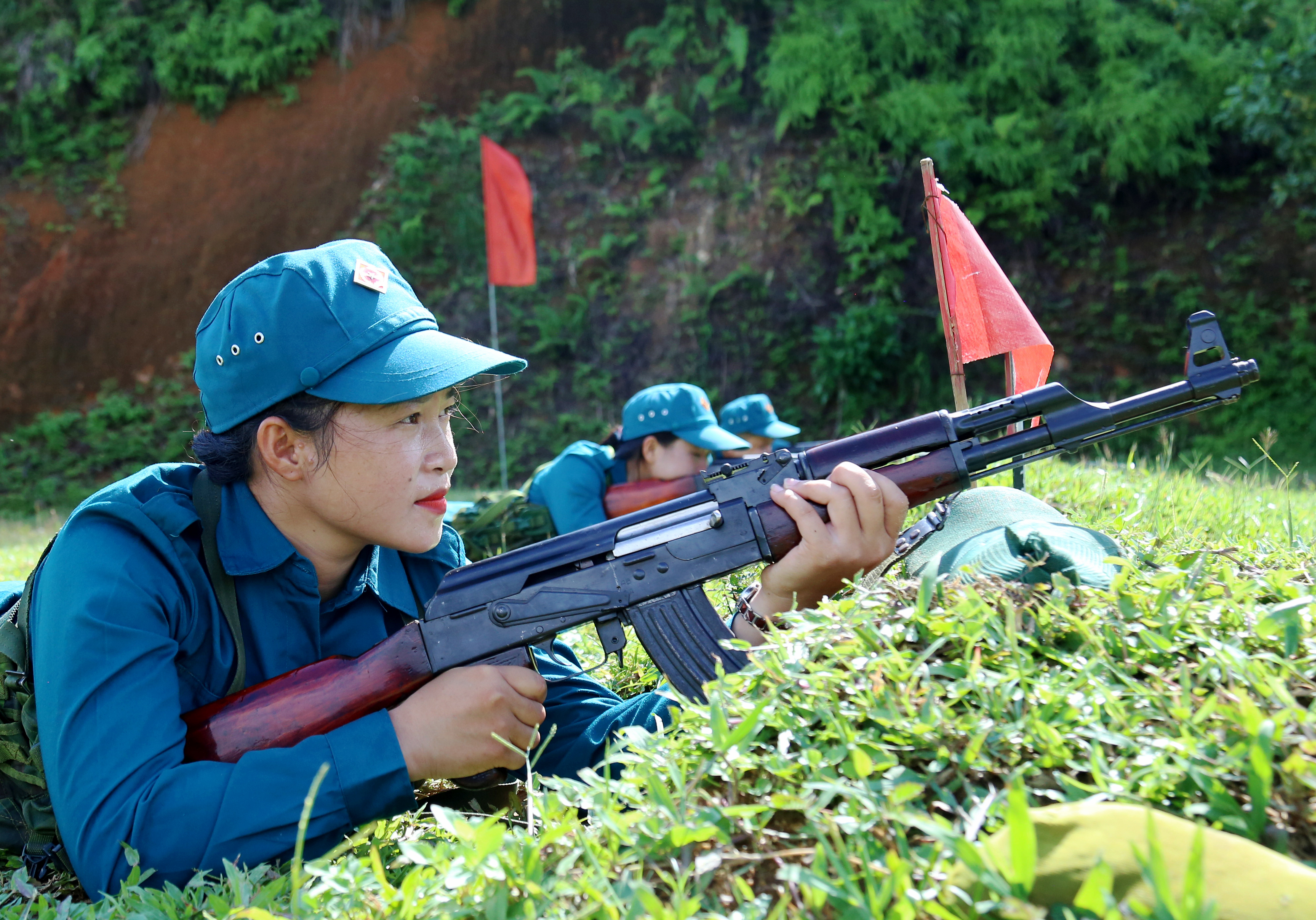 Vận động viên luôn nắm rõ phương châm "Thao trường đổ mồ hôi, chiến trường bớt đổ máu". IMG_9839.JPG