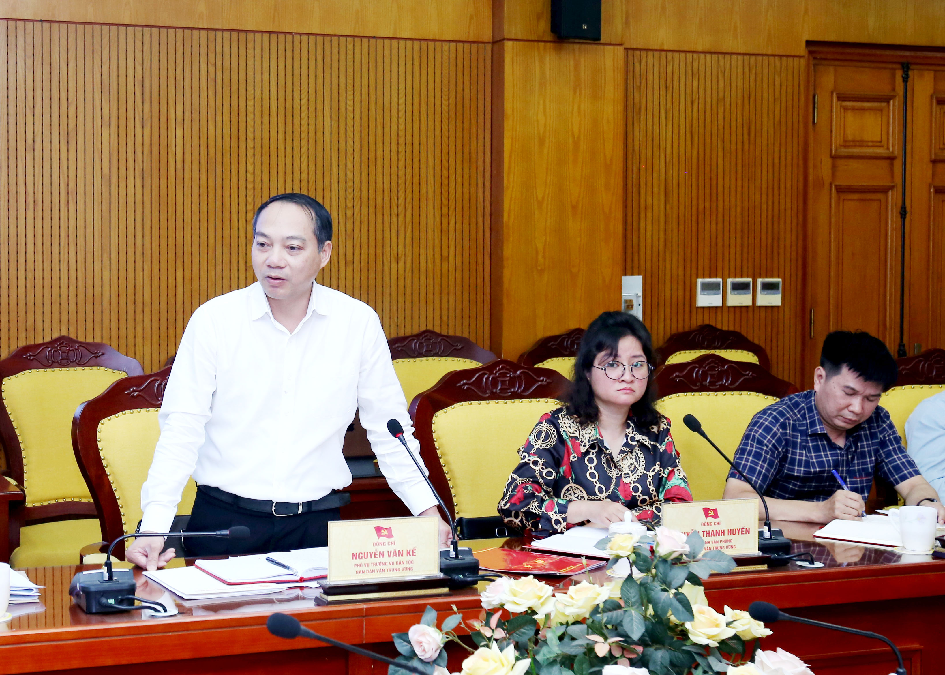 Đại diện Ban Dân vận Trung ương tham gia phát biểu. IMG_9329.JPG