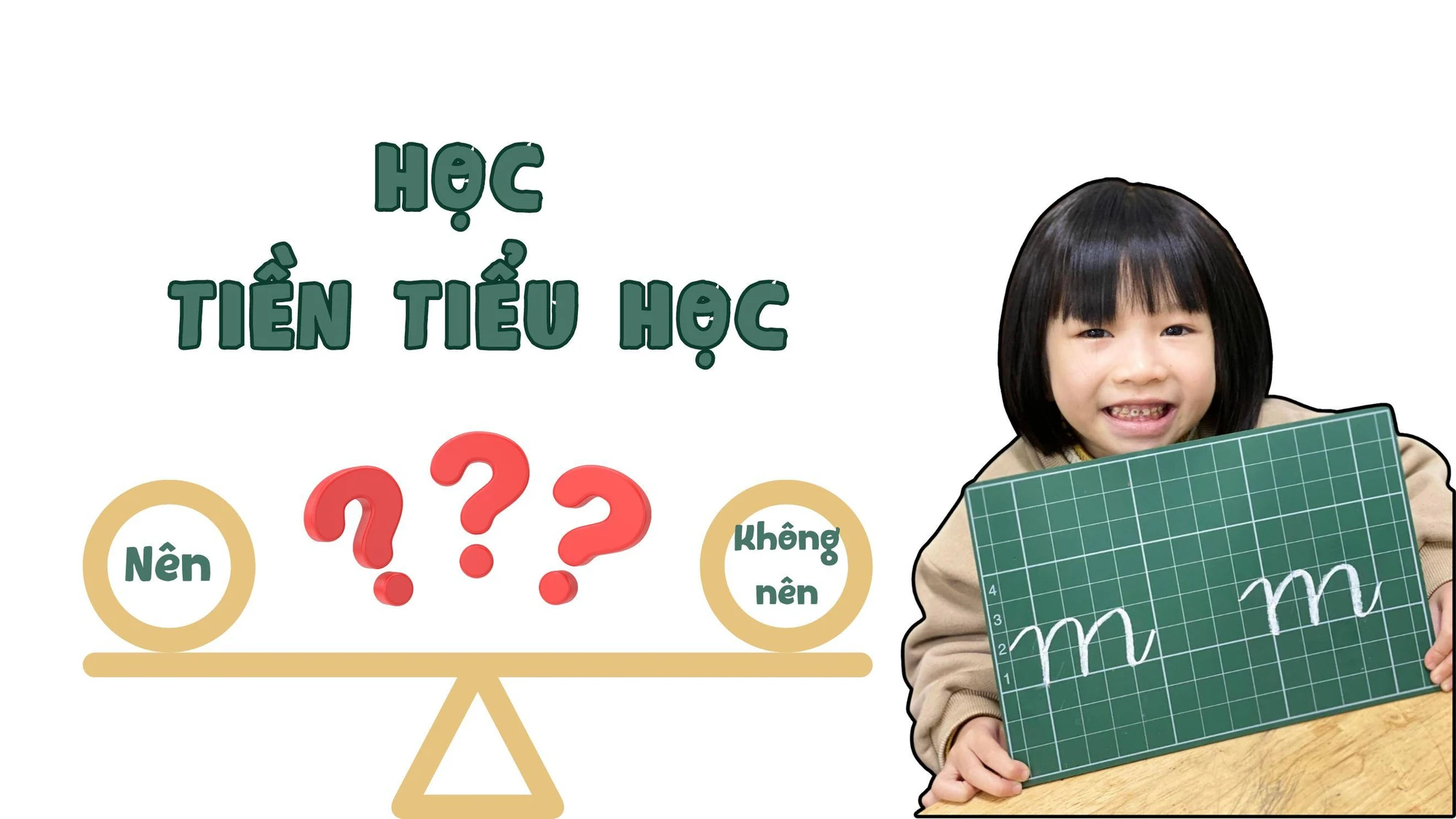 Học tiền tiểu học: Nên hay không?