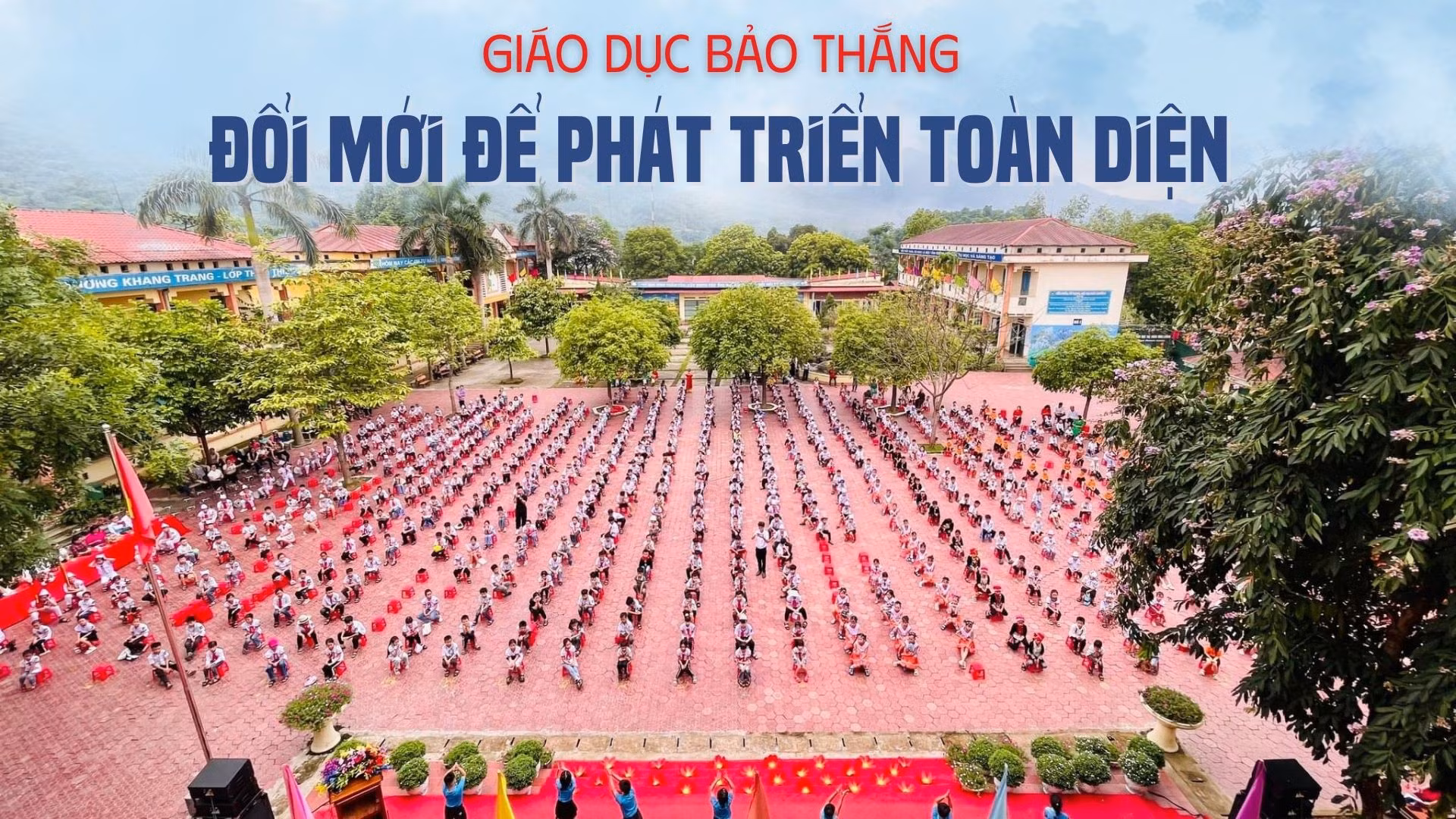 Giáo dục Bảo Thắng đổi mới để phát triển toàn diện