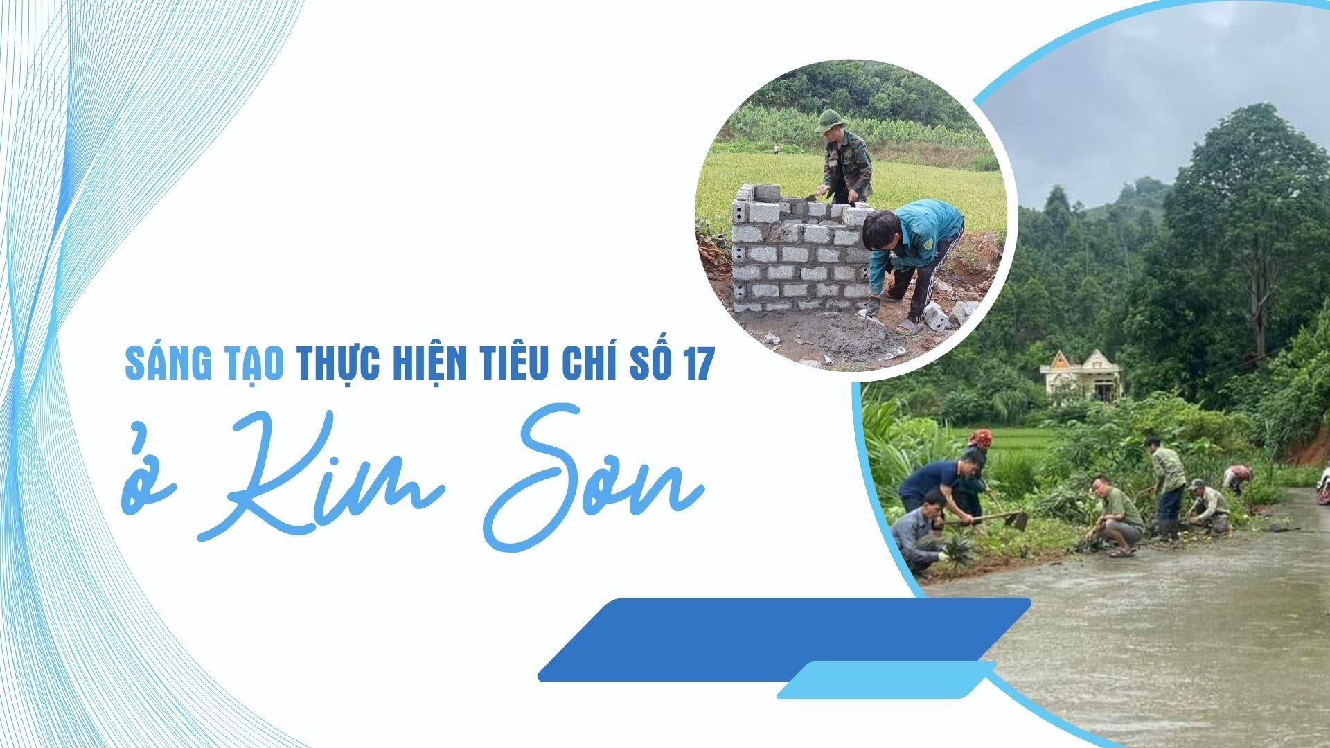 Sáng tạo thực hiện tiêu chí số 17 ở Kim Sơn