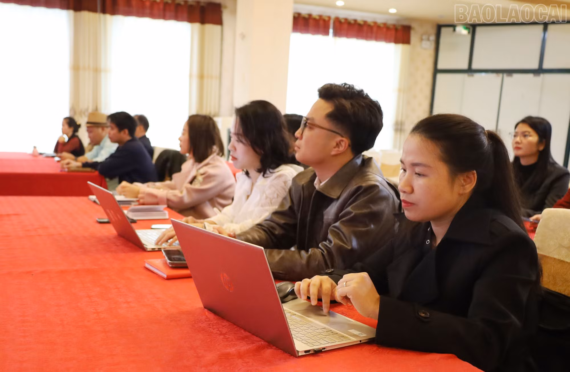 Học viên tham gia lớp tập huấn.