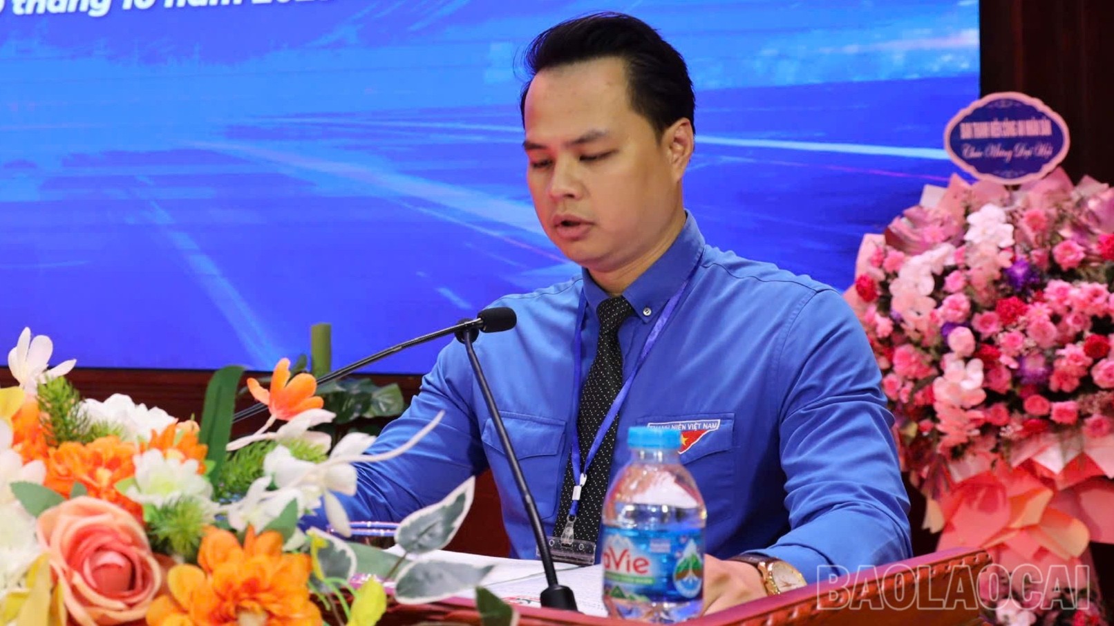 Lãnh đạo Tỉnh đoàn Lào Cai phát biểu tại đại hội. phat-bieu-505.jpg