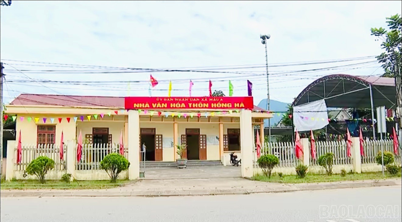 Hệ thống loa truyền thanh ở Mậu A được tích hợp tắt mở nguồn từ xa. baolaocai-br_ma-3.jpg