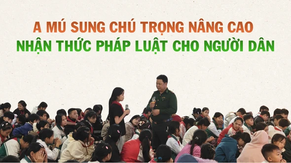 A Mú Sung chú trọng nâng cao nhận thức pháp luật cho người dân