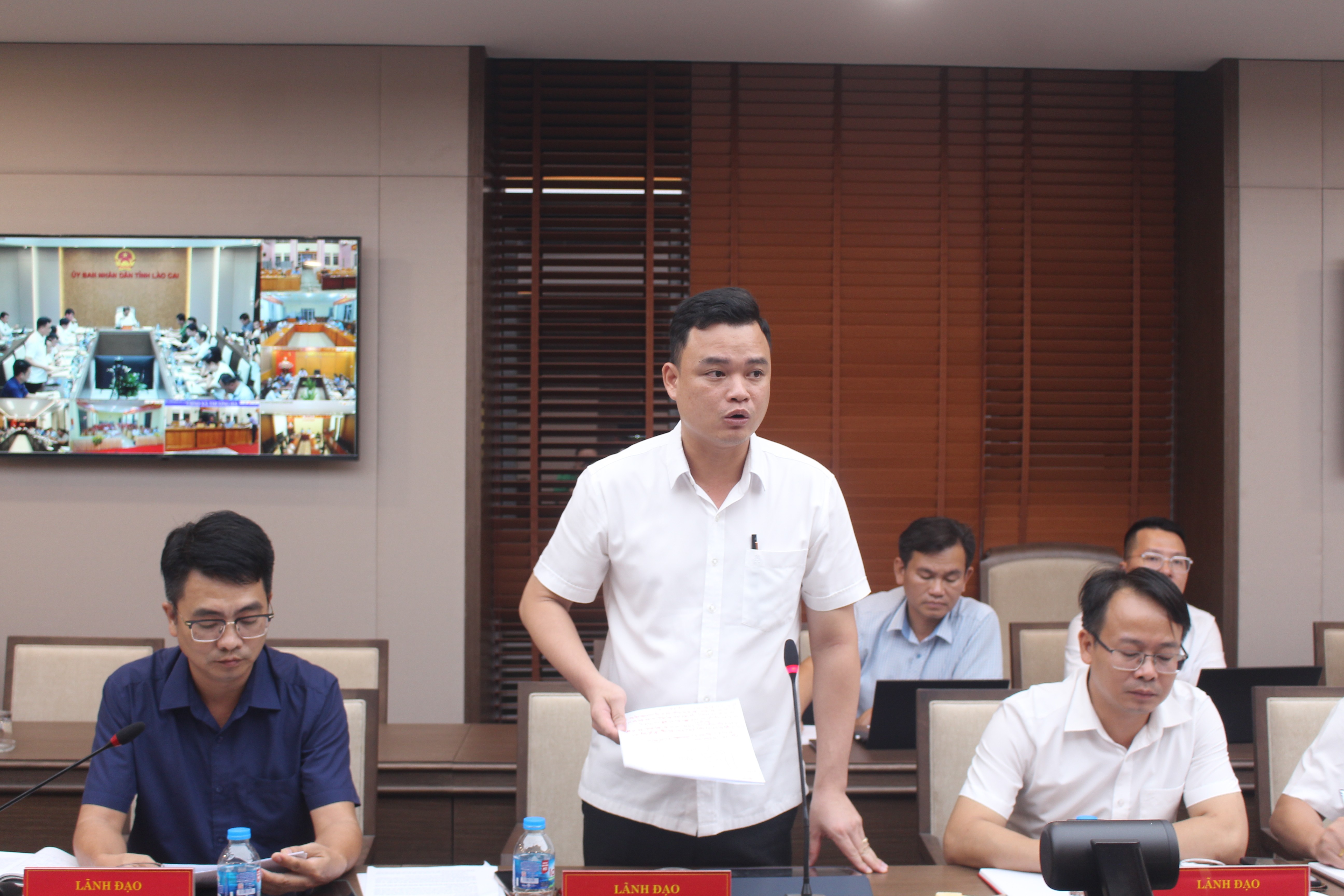 Lãnh đạo xã Yên Thành phát biểu tại buổi làm việc. img-1276.jpg