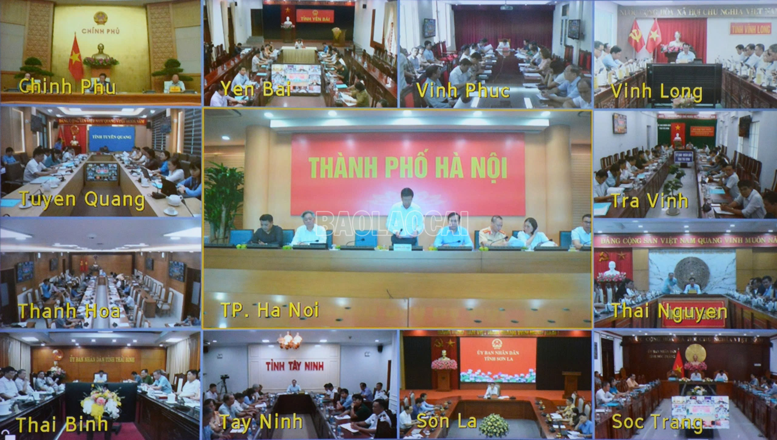 Hội nghị được tổ chức trực tuyến. baolaocai-c_1000047980.jpg