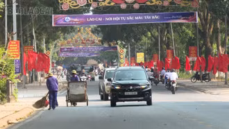 Mường Lò chỉnh trang đô thị, sẵn sàng đón Lễ hội Văn hóa - Du lịch năm 2026