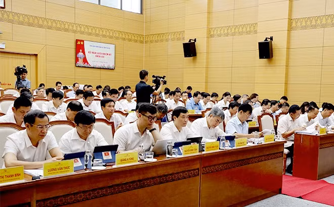Phát biểu khai mạc Hội nghị lần thứ 20 (mở rộng) Ban Chấp hành Đảng bộ tỉnh của Bí thư Tỉnh ủy Đỗ Đức Duy ảnh 3