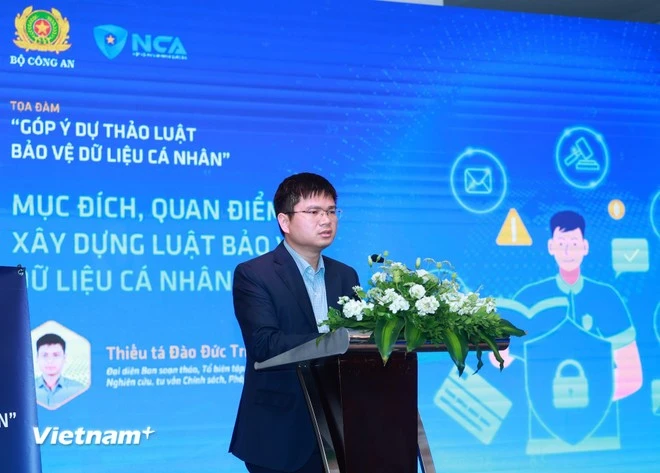 Thiếu tá Đào Đức Triệu - Phó Tổng Thư ký, Trưởng Ban Nghiên cứu, tư vấn chính sách và pháp luật của NCA.