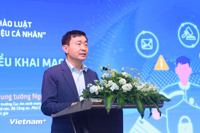 Trung tướng Nguyễn Minh Chính - Cục trưởng Cục An ninh mạng và Phòng, chống tội phạm sử dụng công nghệ cao (A05 - Bộ Công an), Phó Chủ tịch thường trực NCA. Trung tướng Nguyễn Minh Chính - Cục trưởng Cục An ninh mạng và Phòng, chống tội phạm sử dụng công nghệ cao (A05 - Bộ Công an), Phó Chủ tịch thường trực NCA.
