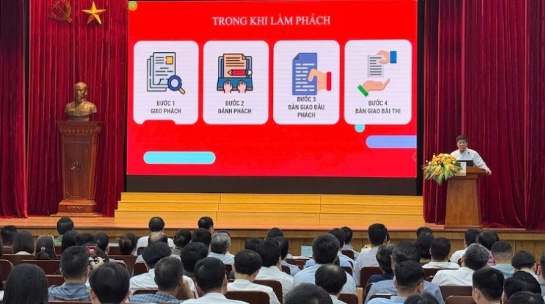 Bộ Giáo dục và Đào tạo tổ chức Hội nghị tập huấn nghiệp vụ thanh tra, kiểm tra Kỳ thi tốt nghiệp trung học phổ thông năm 2025. 4.jpg
