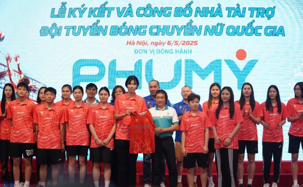 Đón nhận tin vui từ nhà tài trợ độc quyền, Đội tuyển Bóng chuyền Nữ Việt Nam đặt quyết tâm giành huy chương Vàng tại SEA Games 33. 3.jpg