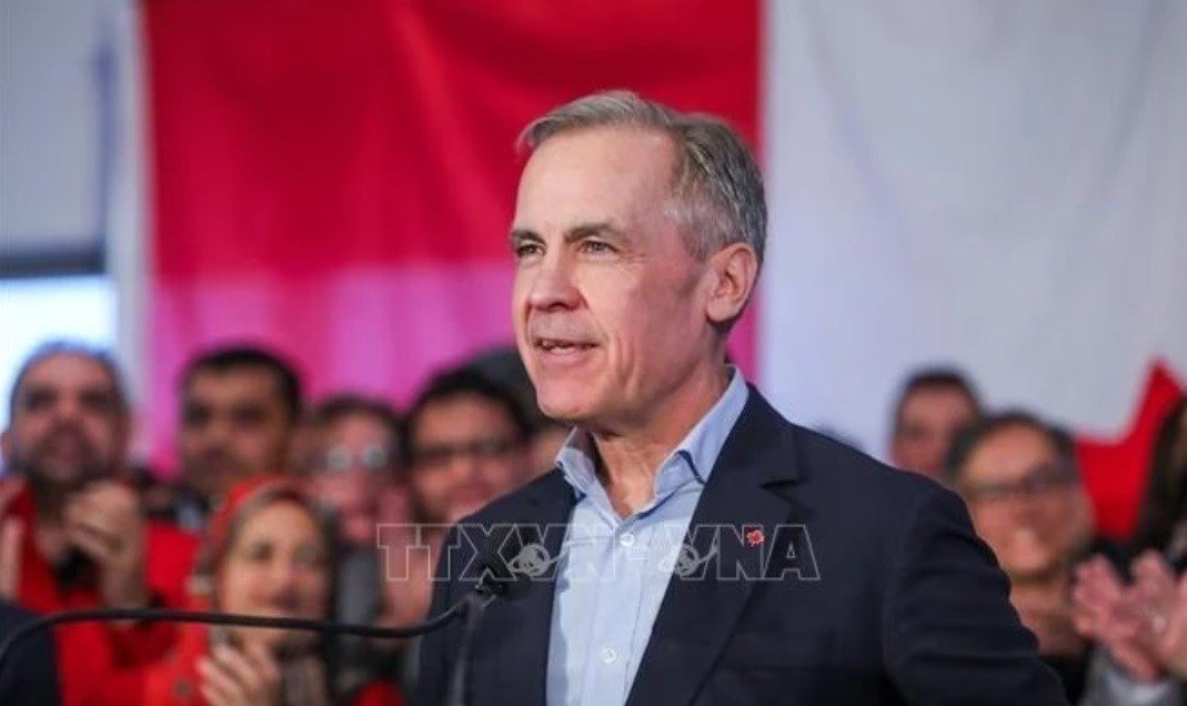 Ông Mark Carney phát biểu tại Alberta, Canada ngày 16/1/2025. 1.jpg
