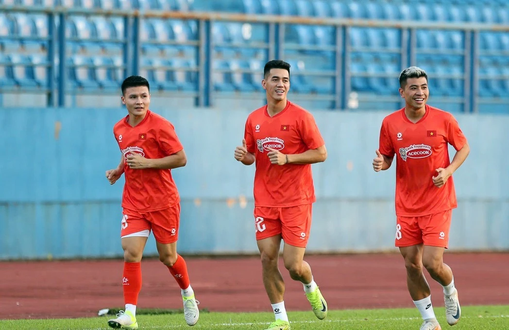 Các cầu thủ của tuyển Việt Nam đang có tinh thần thoải mái và hướng đến những trận đấu quan trọng sắp tới.