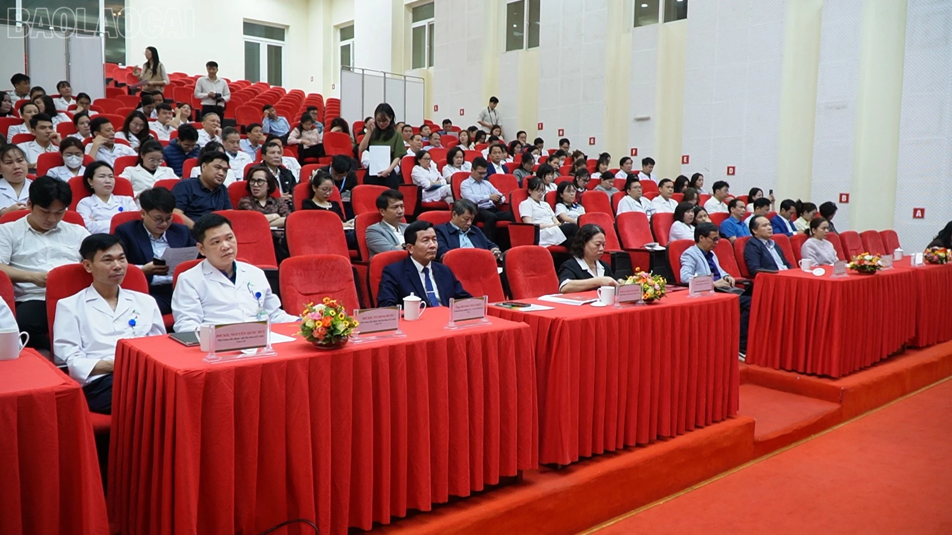 Chương trình thu hút sự tham gia của đông đảo cán bộ, nhân viên y tế các tỉnh Lào Cai, Tuyên Quang, Vĩnh Phúc.