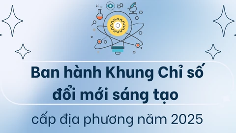 [Infographic] Ban hành Khung Chỉ số đổi mới sáng tạo cấp địa phương năm 2025