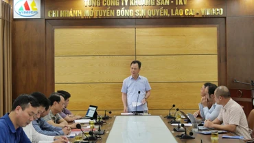Phó Chủ tịch UBND tỉnh Nguyễn Thành Sinh làm việc với Chi nhánh Mỏ tuyển đồng Sin Quyền, Lào Cai - Vimico