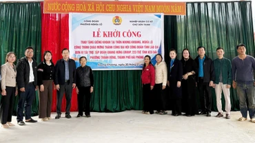 Gần 400 triệu đồng hỗ trợ nguồn nước sạch cho các địa phương trong tỉnh