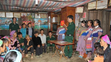 Bộ đội Biên phòng Lào Cai triển khai đợt cao điểm tuyên truyền Đại hội XIV của Đảng 