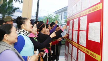 Lào Cai: Công bố kết quả sơ bộ bầu cử đại biểu Quốc hội khóa XVI và đại biểu HĐND các cấp, nhiệm kỳ 2026 - 2031