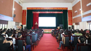 Xã Khánh Yên tập huấn công tác bầu cử cho 350 đại biểu