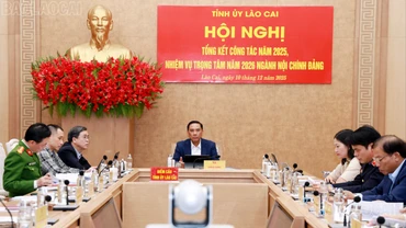 Lào Cai tham gia Hội nghị tổng kết công tác nội chính Đảng 