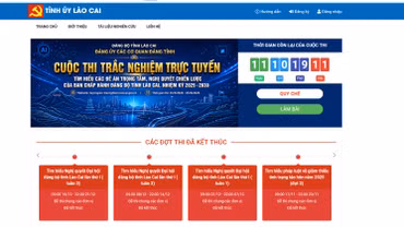 Đẩy mạnh tham gia cuộc thi trực tuyến tìm hiểu các đề án trọng tâm, nghị quyết chiến lược của Ban Chấp hành Đảng bộ tỉnh Lào Cai