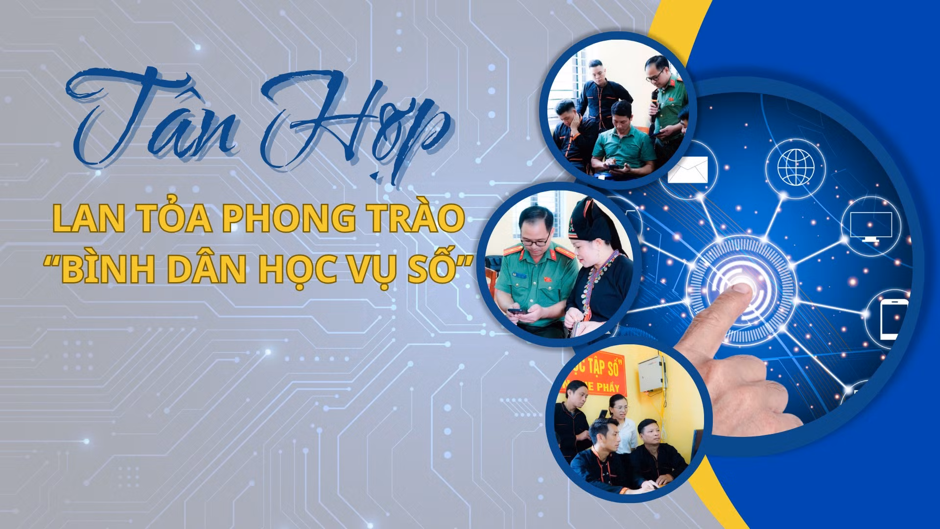Tân Hợp lan tỏa phong trào “Bình dân học vụ số”