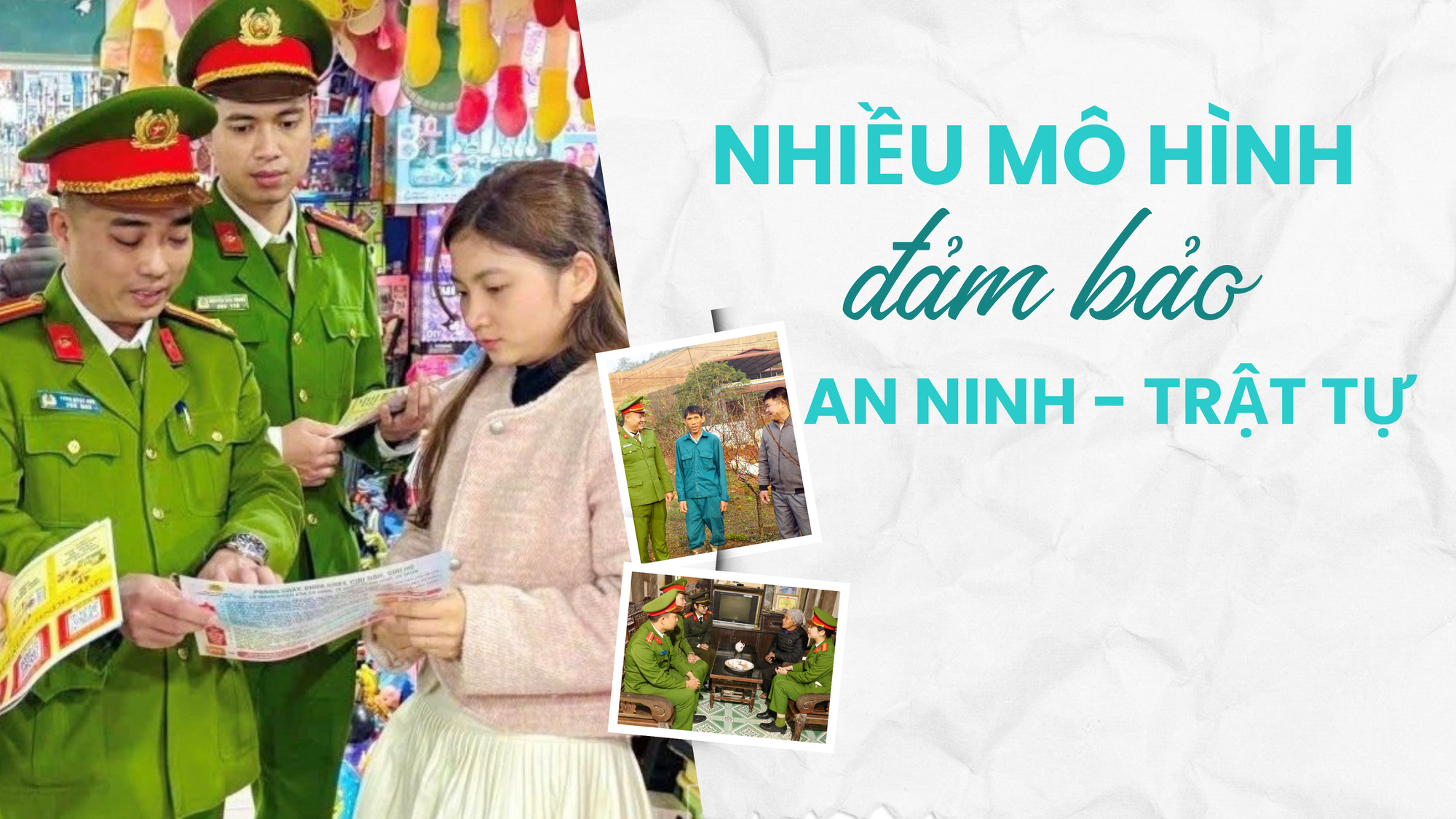Nhiều mô hình bảo đảm an ninh - trật tự