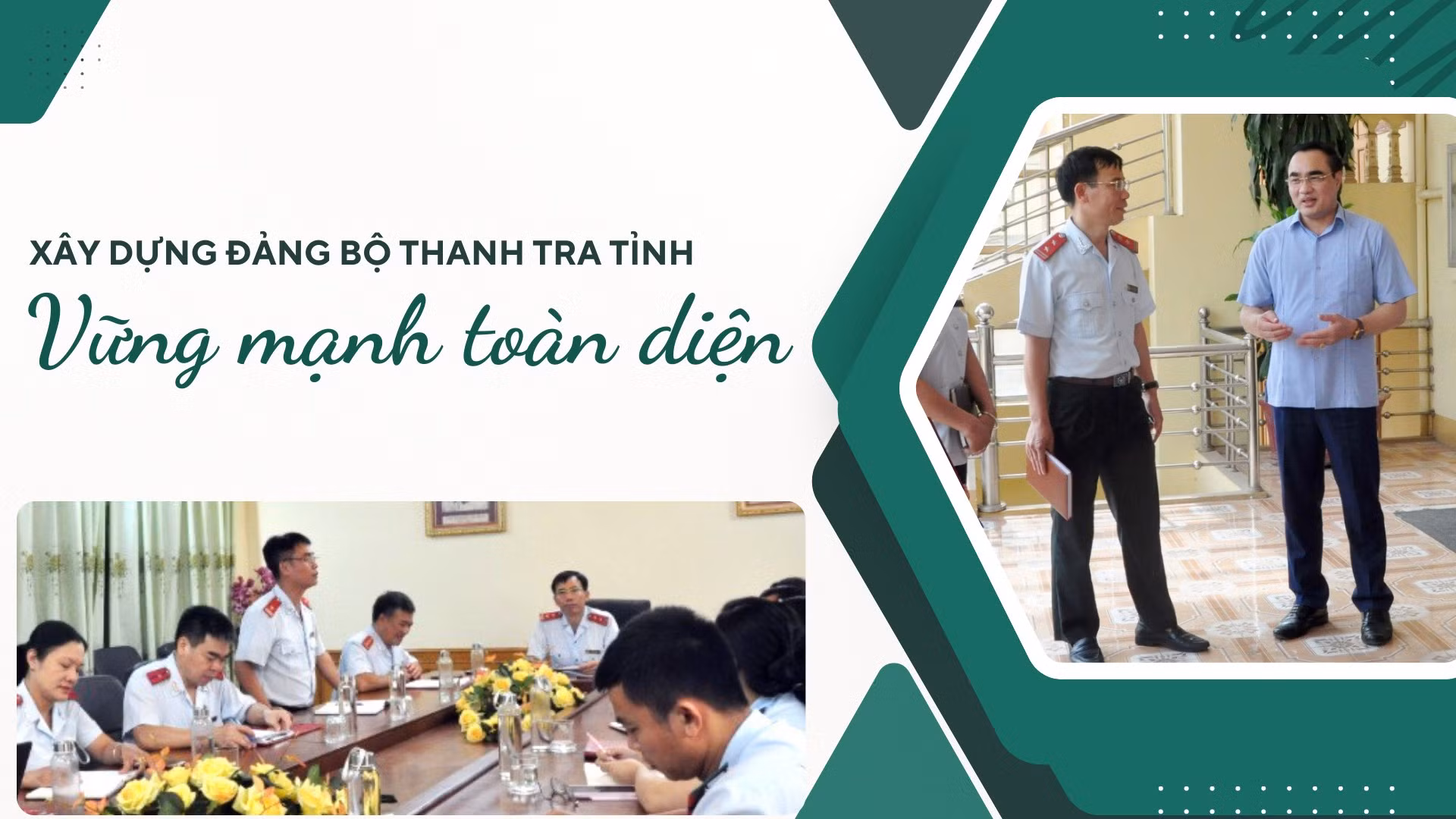 Xây dựng Đảng bộ Thanh tra tỉnh vững mạnh toàn diện