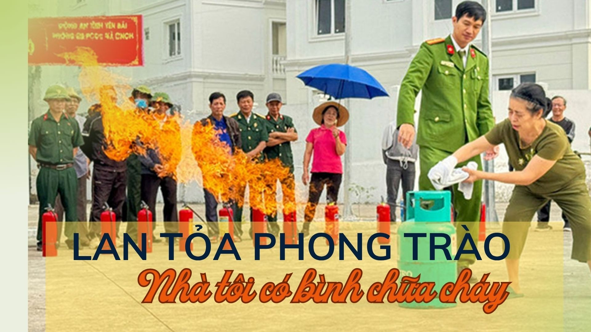 Lan tỏa phong trào “Nhà tôi có bình chữa cháy”