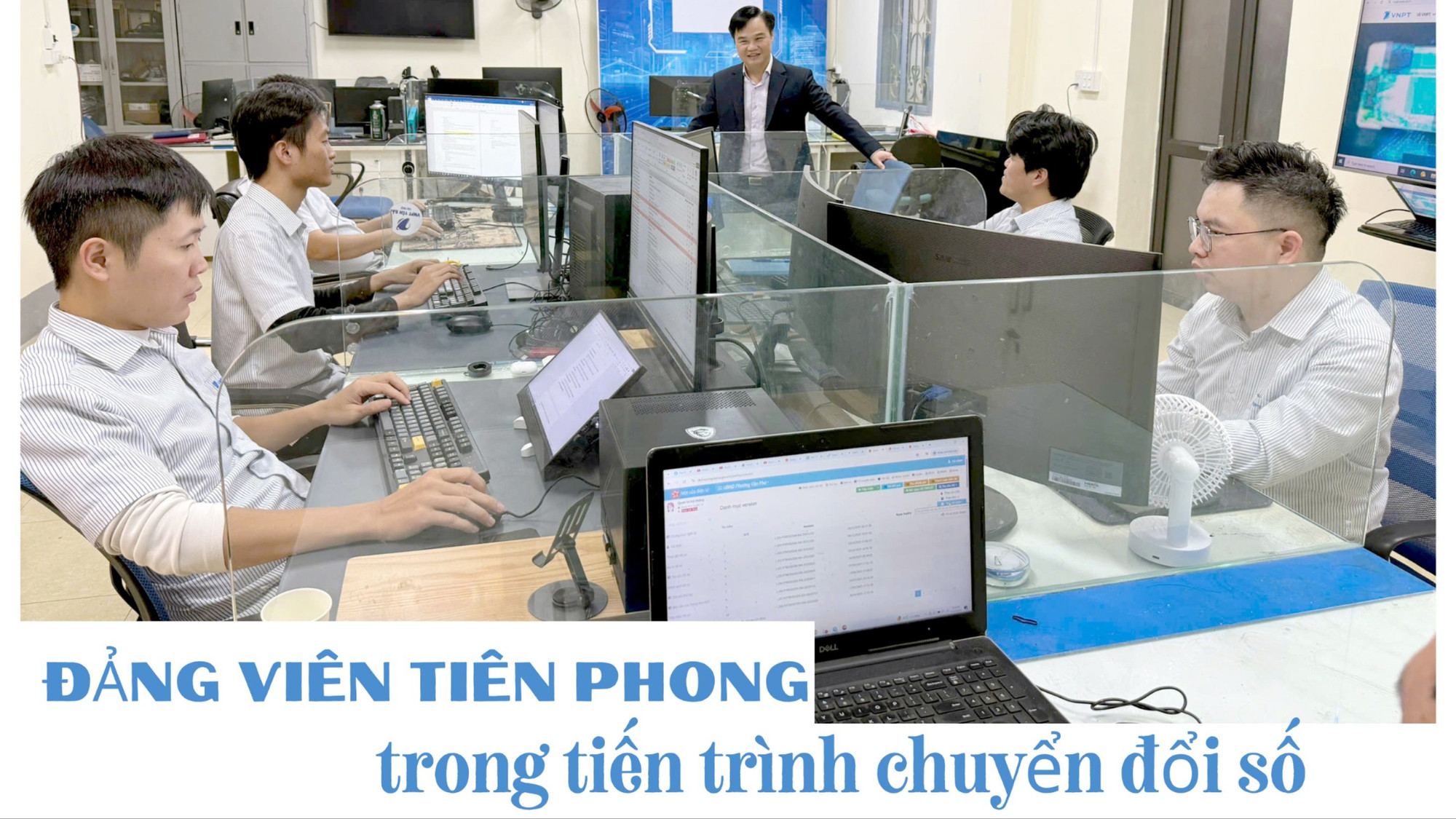 Đảng viên tiên phong trong tiến trình chuyển đổi số 