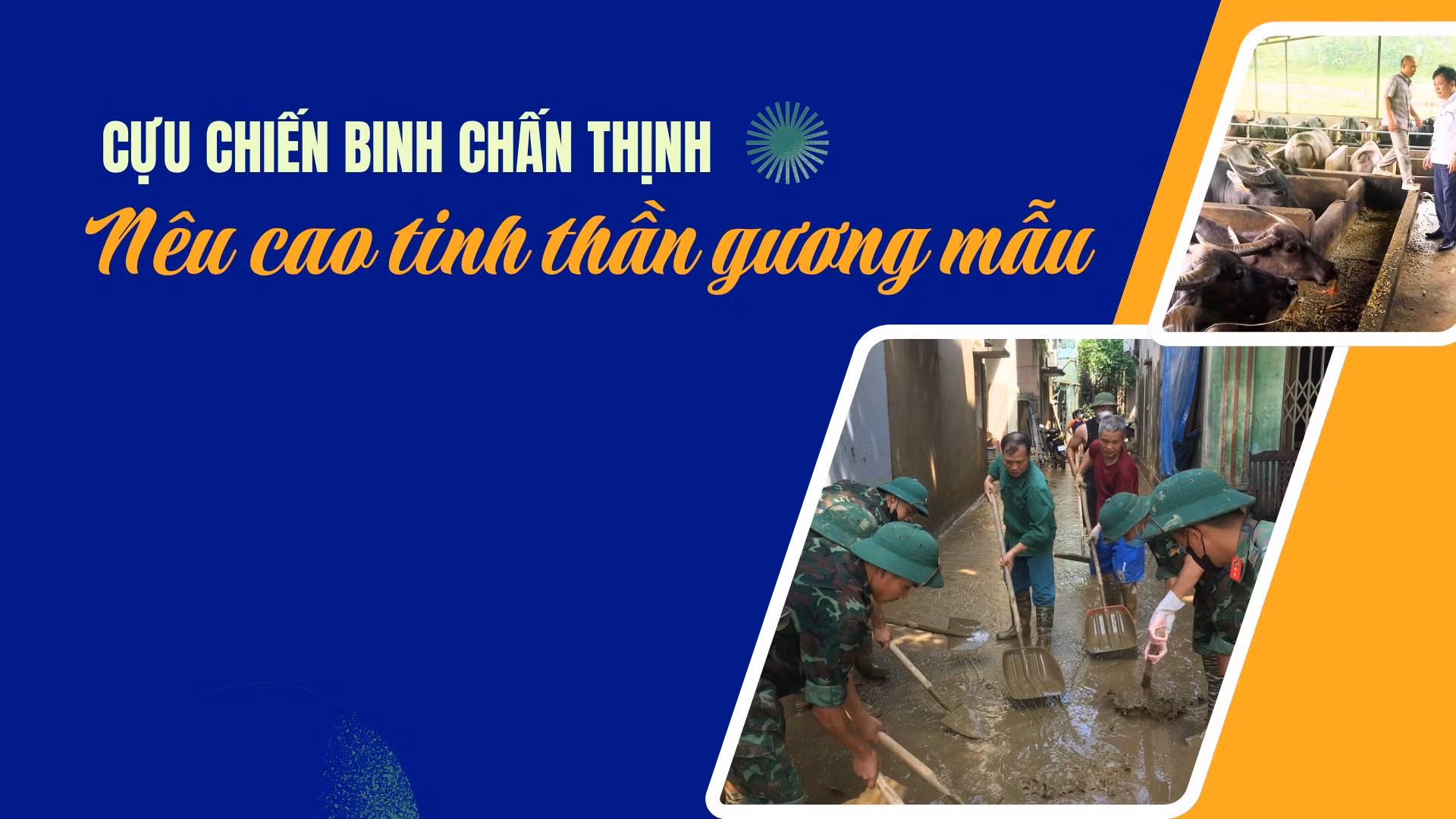 Cựu chiến binh Chấn Thịnh nêu cao tinh thần gương mẫu