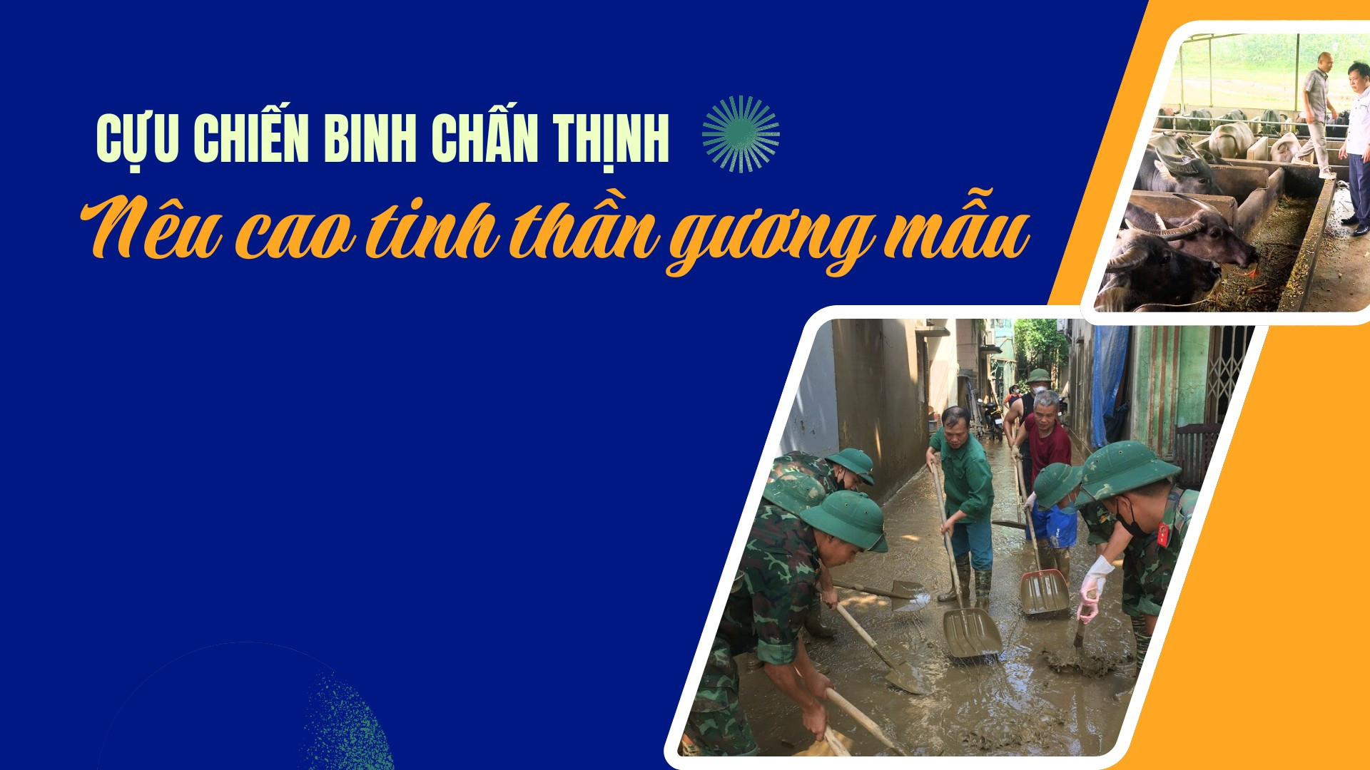 Cựu chiến binh Chấn Thịnh nêu cao tinh thần gương mẫu