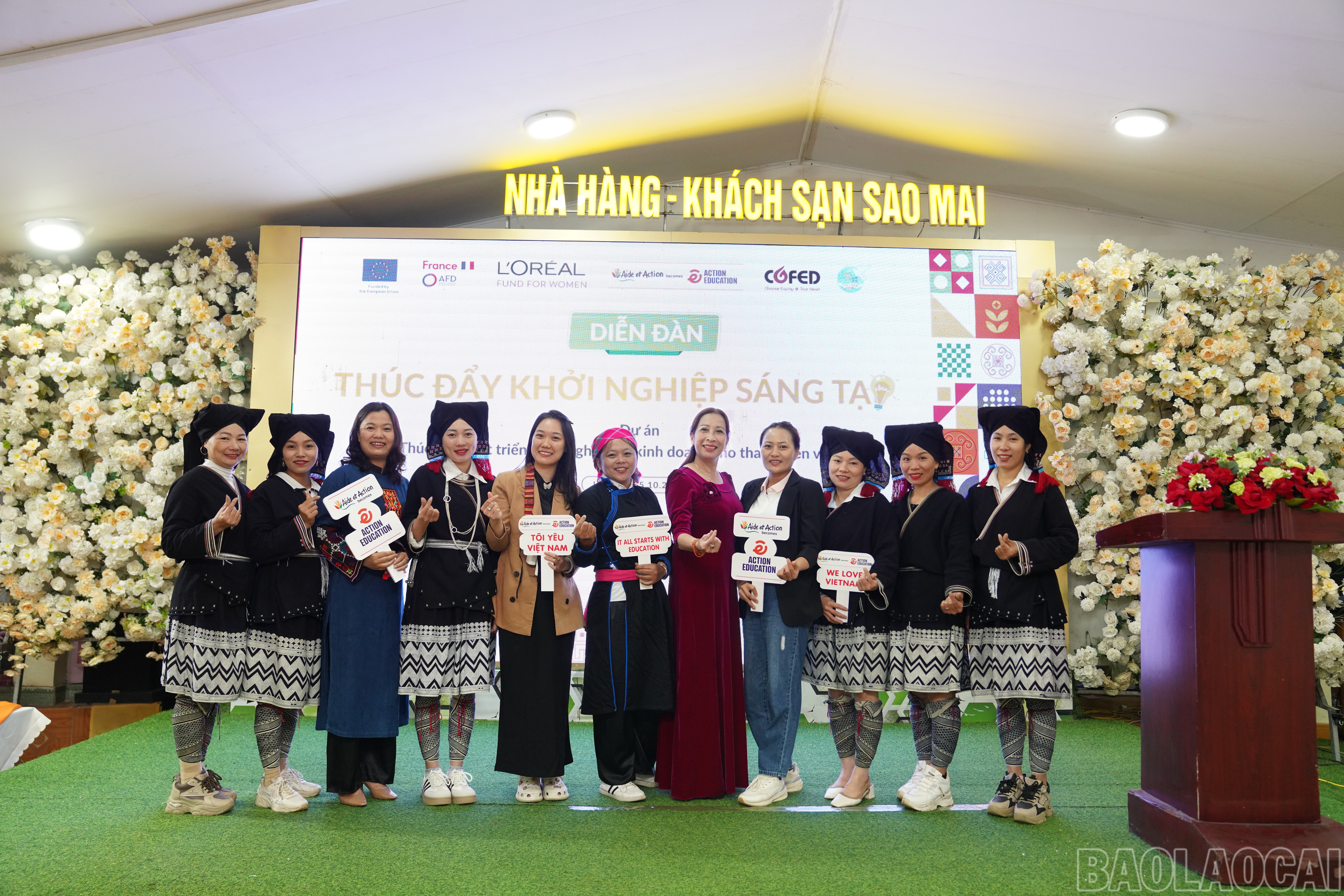 Đại diện các mô hình tham dự diễn đàn - Ảnh: Trung Hiếu baolaocai-br_dsc02841.jpg