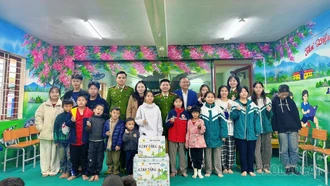 Công an phường Cam Đường triển khai chương trình “Sắc màu hy vọng - Thắp sáng tương lai”