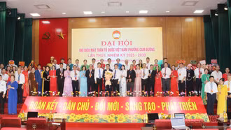 Đại hội đại biểu Mặt trận Tổ quốc Việt Nam phường Cam Đường lần thứ I, nhiệm kỳ 2025 – 2030