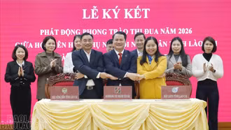 Hội Nông dân, Hội Liên hiệp Phụ nữ tỉnh Lào Cai và Agribank Chi nhánh Yên Bái ký kết Quy chế phối hợp năm 2026