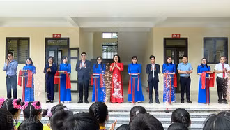 Khánh thành Trường Tiểu học Trần Phú (khu B), xã Thượng Bằng La