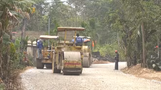 Dự án nâng cấp đường Yên Thế - Vĩnh Kiên phấn đấu “về đích” trước Tết Nguyên đán 2026