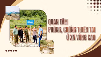 Quan tâm phòng, chống thiên tai ở xã vùng cao