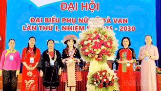 Đại hội đại biểu Phụ nữ 3 xã Mỏ Vàng, Tả Van và Bảo Ái lần thứ I, nhiệm kỳ 2025 - 2030