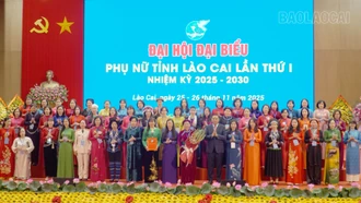 Đại hội đại biểu phụ nữ tỉnh Lào Cai lần thứ I, nhiệm kỳ 2025 - 2030 thành công tốt đẹp