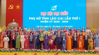 Đại hội đại biểu phụ nữ tỉnh Lào Cai lần thứ I, nhiệm kỳ 2025 - 2030 thành công tốt đẹp