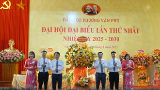 Phấn đấu xây dựng phường Văn Phú trở thành đô thị động lực vùng cửa ngõ phía Nam của tỉnh