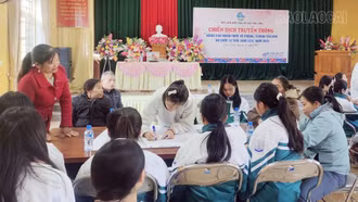 Tân Lĩnh: 10 thôn đặc biệt khó khăn được truyền thông về bình đẳng giới