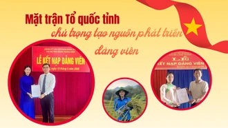 Mặt trận Tổ quốc tỉnh chú trọng tạo nguồn phát triển đảng viên