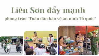 Liên Sơn đẩy mạnh phong trào “Toàn dân bảo vệ an ninh Tổ quốc”