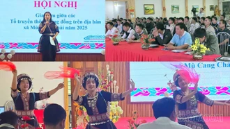 Xã Mù Cang Chải: 17 tổ truyền thông cộng đồng giao lưu, chia sẻ kinh nghiệm